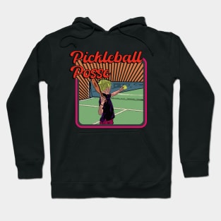 Pickleball posse retro comic Hoodie